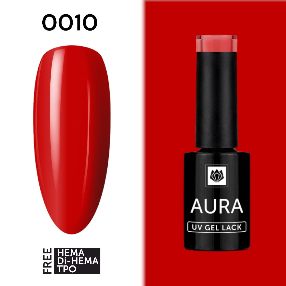 „AURA“ UV/LED GEL LACK 0010, HEMA/ Di-HEMA/TPO FREI, 5g