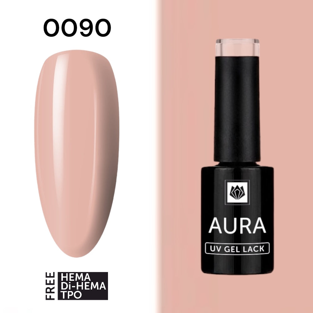 „AURA“ UV/LED GEL LACK 0090, HEMA/ Di-HEMA/TPO FREI, 5g