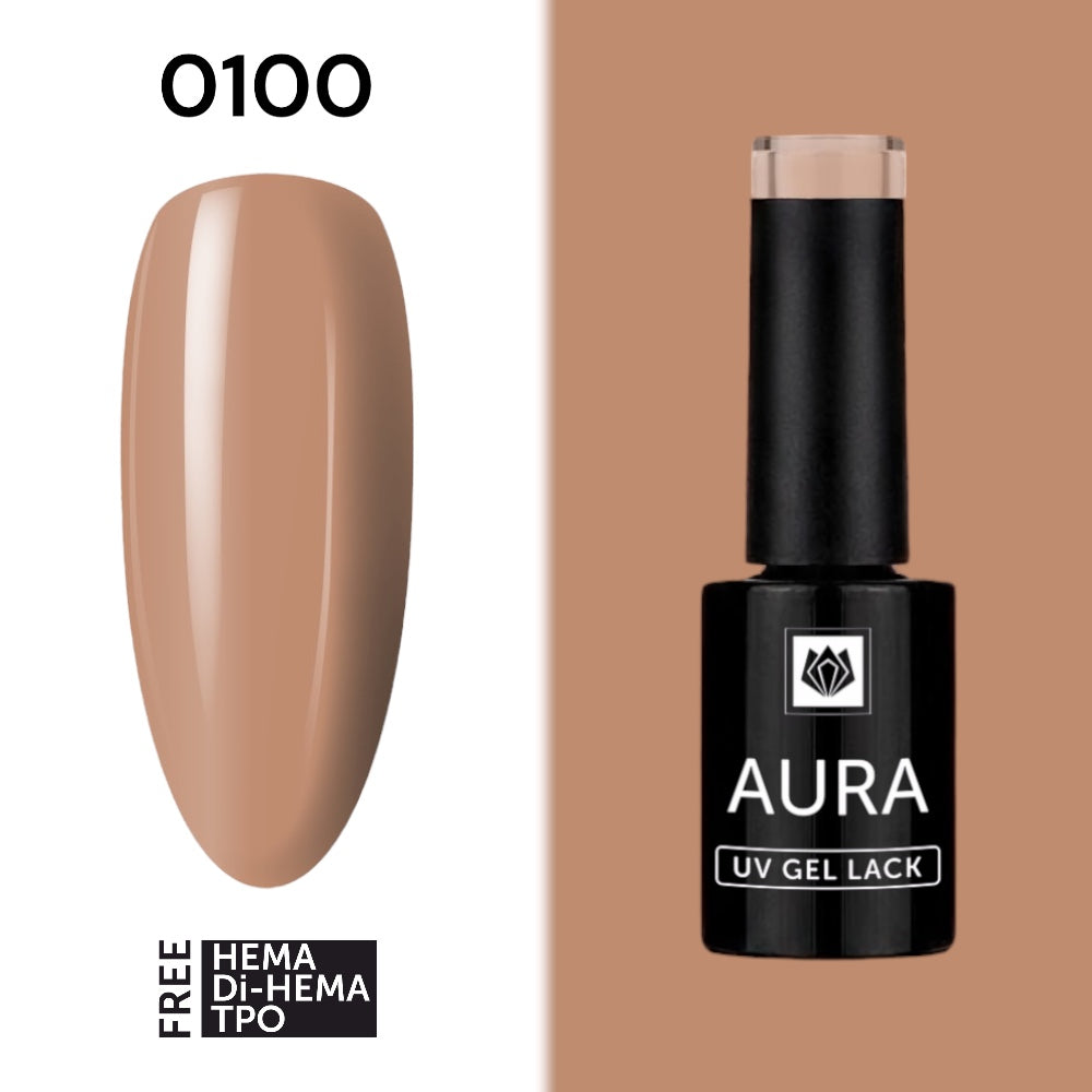 „AURA“ UV/LED GEL LACK 0100, HEMA/ Di-HEMA/TPO FREI, 5g