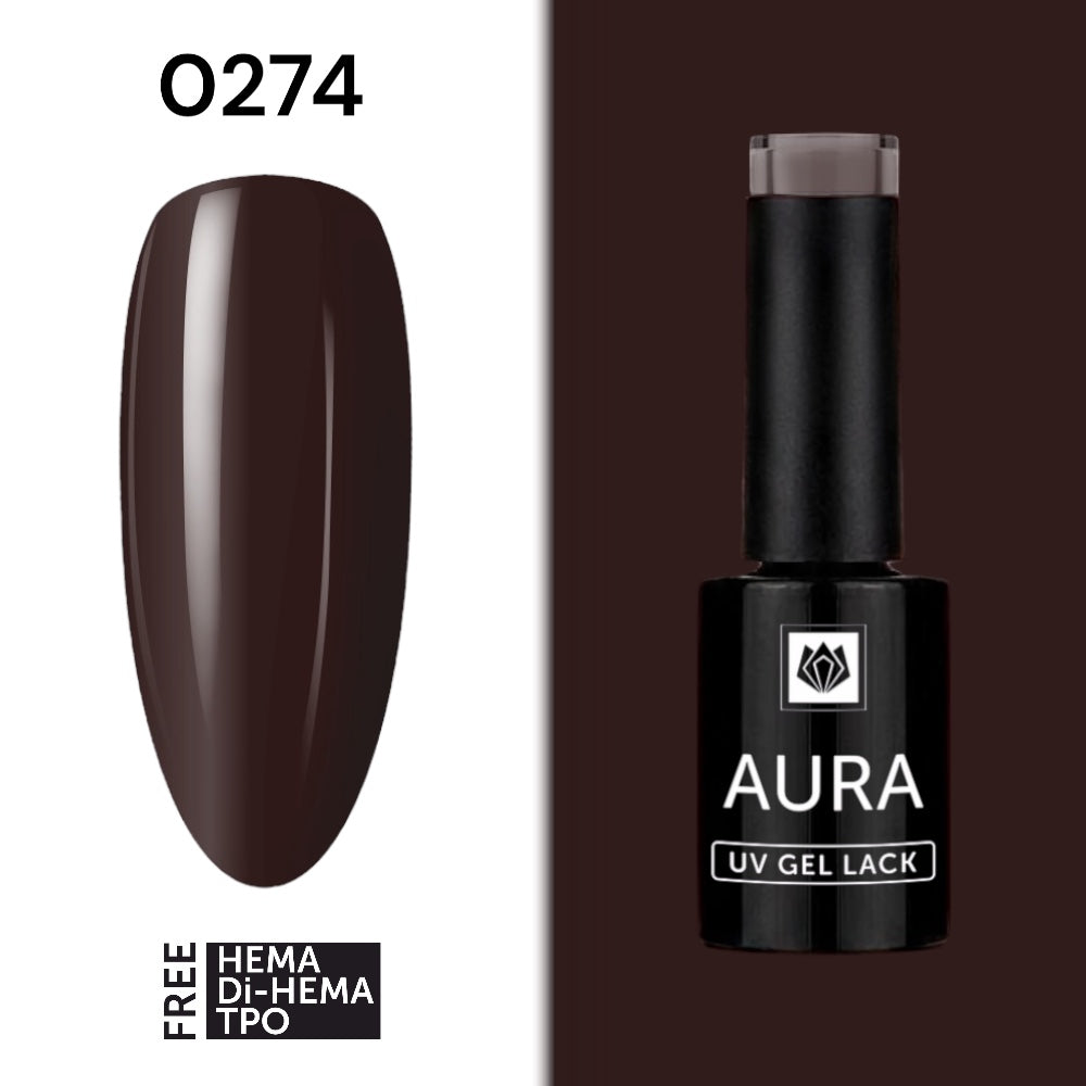 „AURA“ UV/LED GEL LACK 0274, HEMA/ Di-HEMA/TPO FREI, 5g