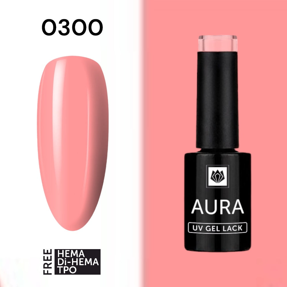 „AURA“ UV/LED GEL LACK 0300, HEMA/ Di-HEMA/TPO FREI, 5g