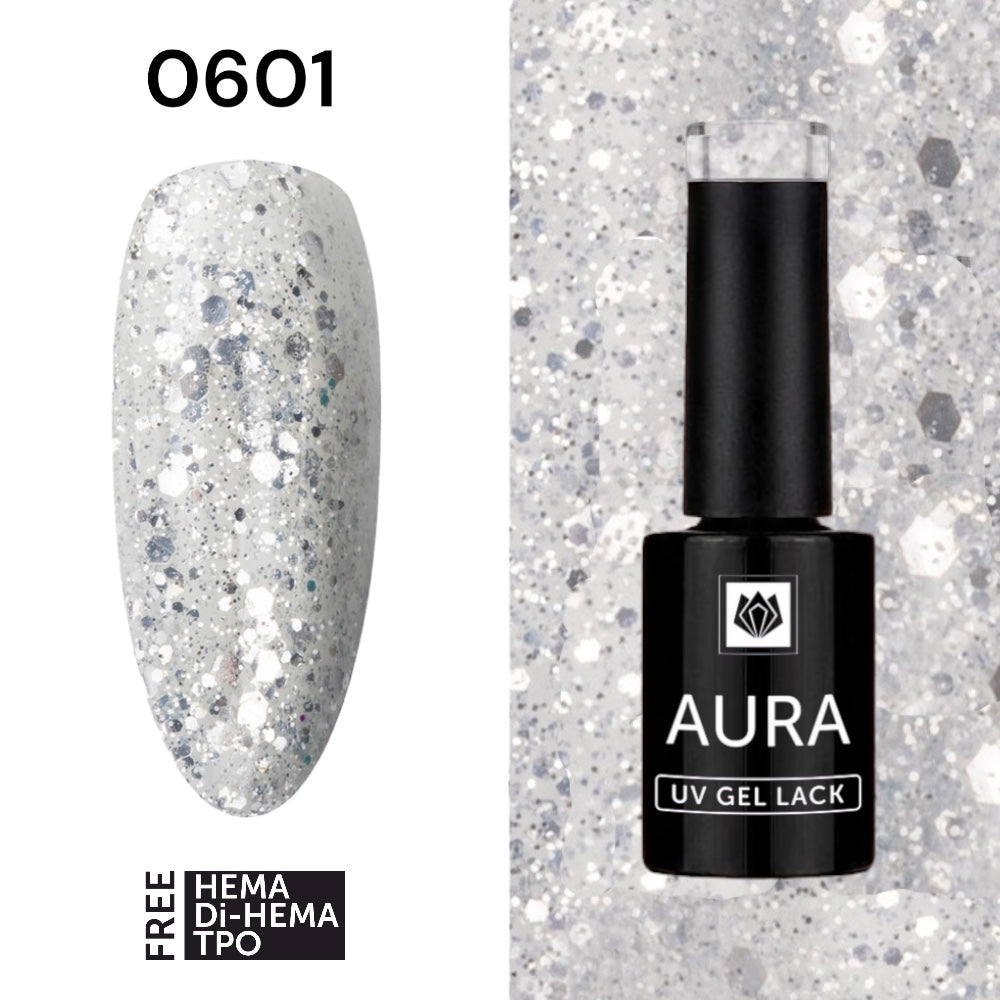 „AURA“ UV/LED GEL LACK 0601, HEMA/ Di-HEMA/TPO FREI, 5g
