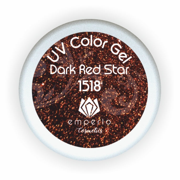 LED/UV Color Gel „Dark Red Star“