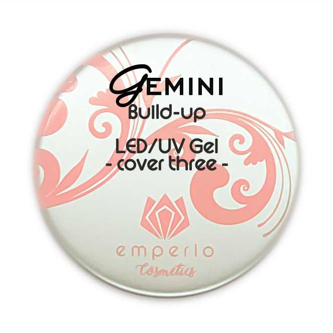 "GEMINI Build-up" LED/UV Modellier Gel -cover three-