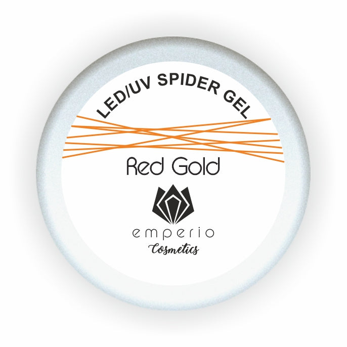 LED/UV Spider Gel „RED GOLD“